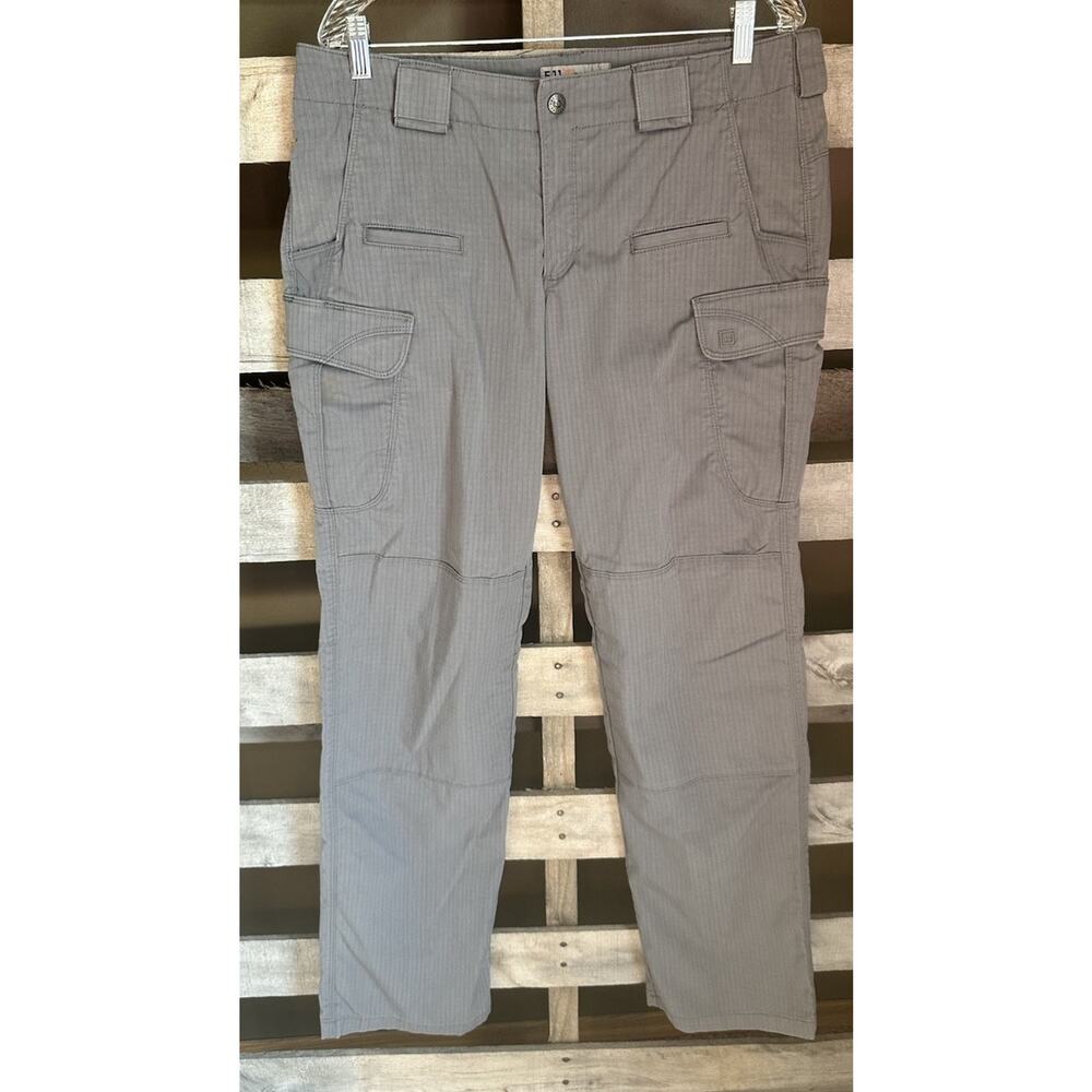 511 Tactile Women’s Size 14L Gray Work Cargo Pants Taped Leg